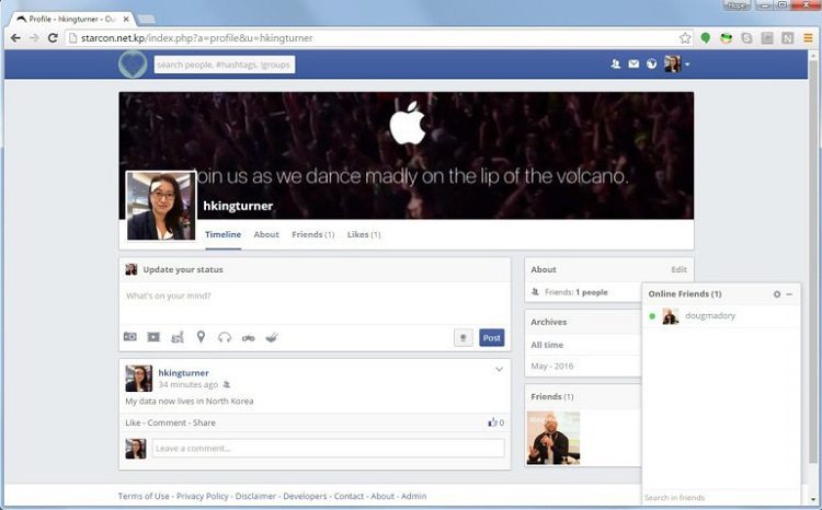 O "FACEBOOK" NORTE-COREANO