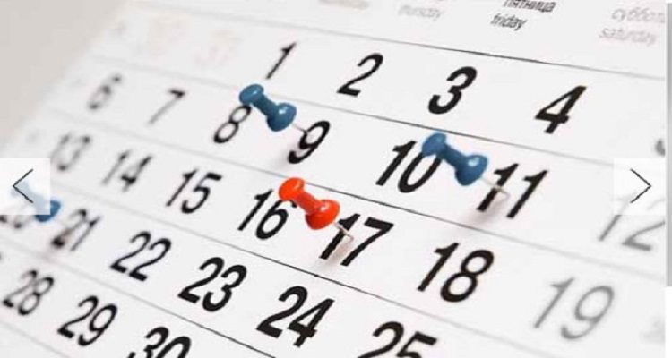 CALENDÁRIO