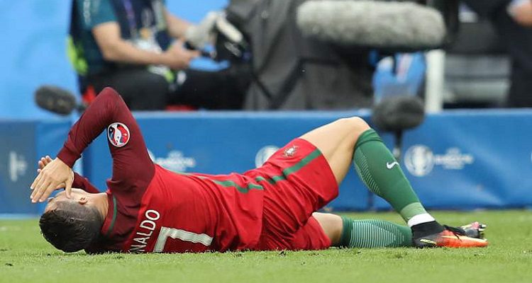 CRISTIANO SAI LESIONADO